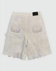 Crystalized Shorts White
