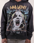 Def Money 2 Hoodie With Rhinestones | Black
