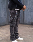 Crystallized Pearl Pants | Blackwash