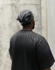 Maglietta Fallen Angels con strass a maniche lunghe | Nero