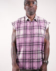 Rhinestone Flannel Purple
