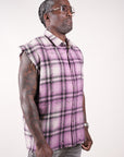 Rhinestone Flannel Purple
