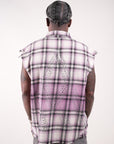 Rhinestone Flannel Purple