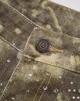 Crystalized Shorts in Moss Camo