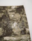Crystalized Shorts in Moss Camo