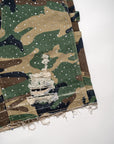 Crystalized Shorts in Camo