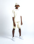 Diamond Bucket Hat Ivory