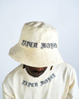 Diamond Bucket Hat Ivory