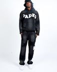 Pantaloni da jogging di carta neri