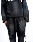 Pantaloni da jogging di carta neri