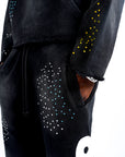 Pantaloni da jogging di carta neri