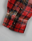 Rhinestone Flannel L/S | Red