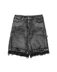 Crystalized Shorts in Vintage Black