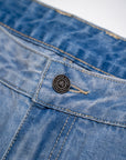Crystalized Split Shorts in Blue