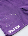 Paper Shorts Purple