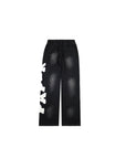 Pantaloni da jogging di carta neri