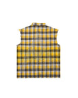 Rhinestone Flannel Yellow