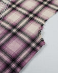 Rhinestone Flannel Purple