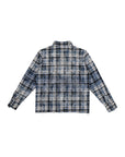 Rhinestone Flannel L/S | Blue