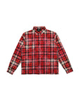 Rhinestone Flannel L/S | Red