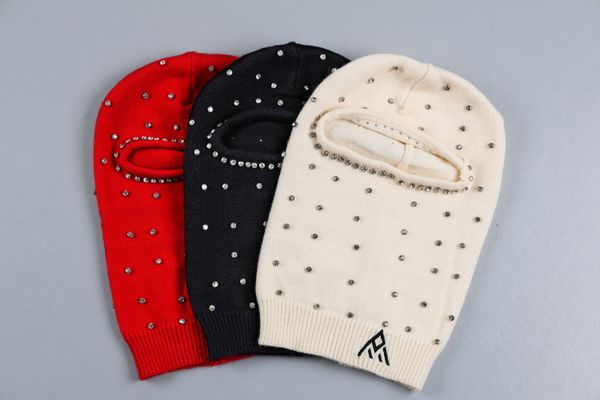 Diamante Ski Mask | Cream