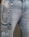 Pearl Crystal Blue Denim | Blue