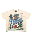 FOR THE DOGS Rhinestone S/S Tee | Bone