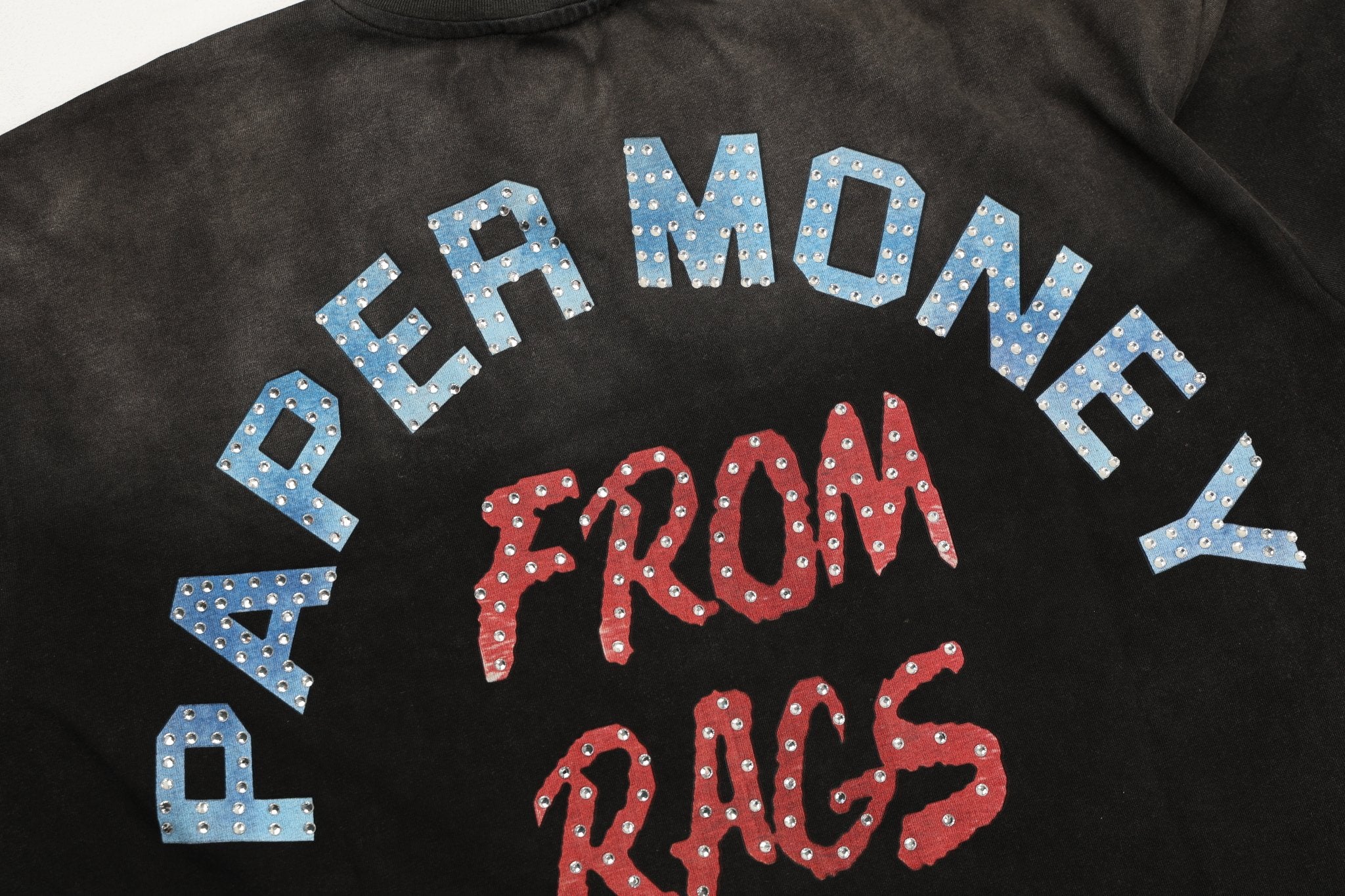 FOR THE DOGS Rhinestone S/S Tee | Black-7