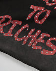 FOR THE DOGS Rhinestone S/S Tee | Black