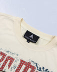 FORTUNE Rhinestone S/S Tee | Bone