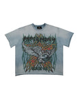 98' TOUR Rhinestone S/S Tee | Blue