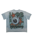 98' TOUR Rhinestone S/S Tee | Blue