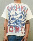 RAGS Rhinestone S/S Tee | Bone