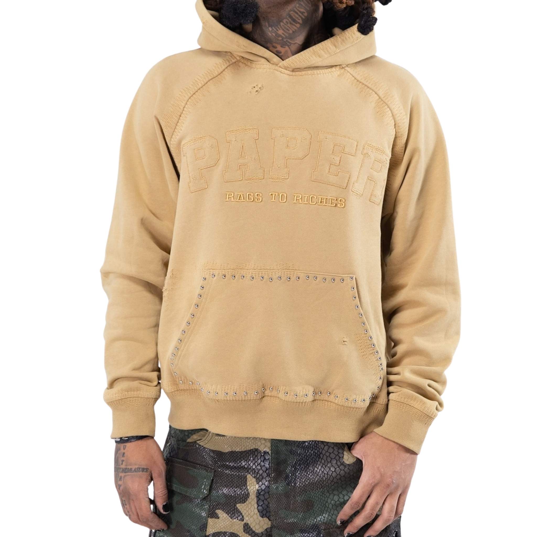 Rags To Riches Pull Over | Sand
