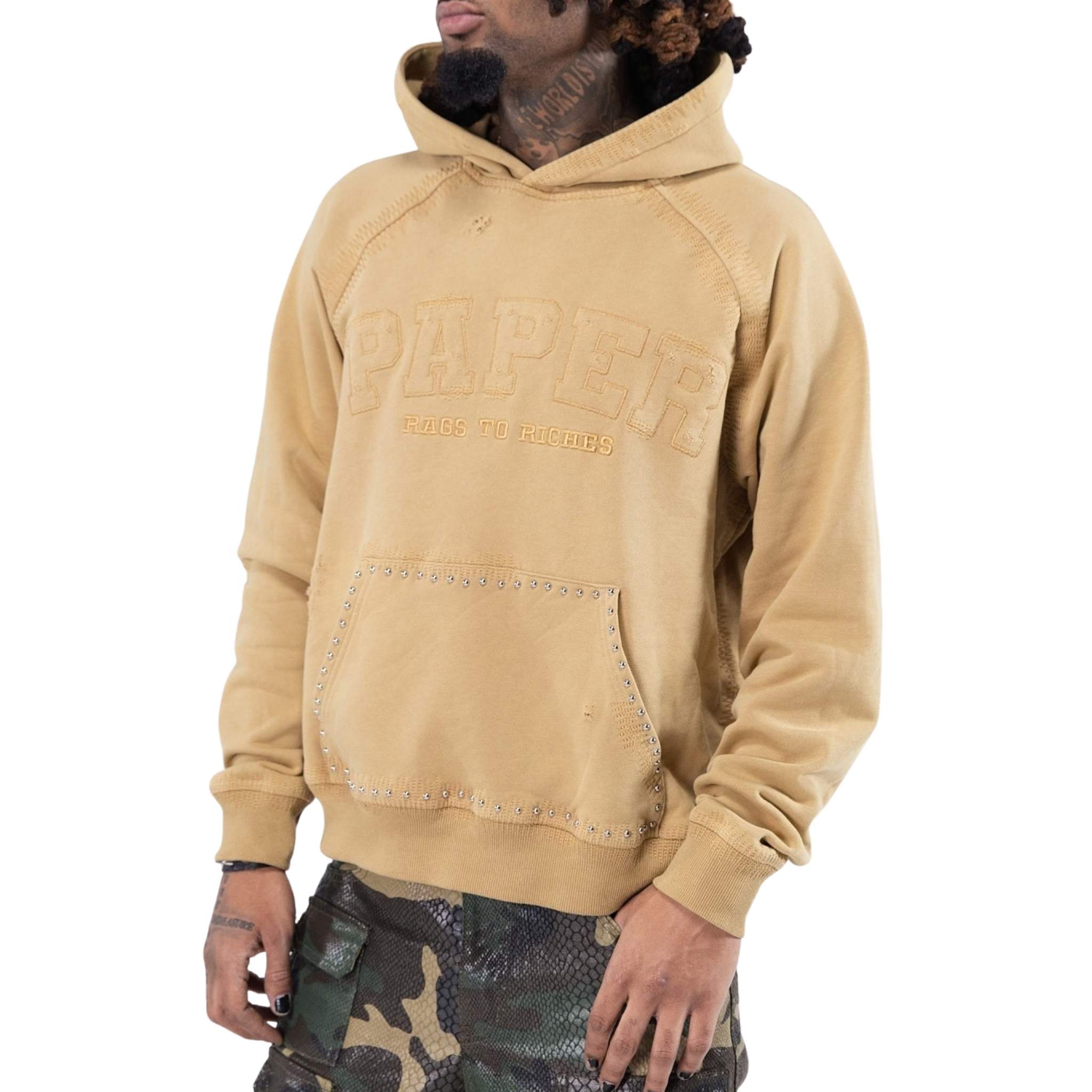 Rags To Riches Pull Over | Sand-2