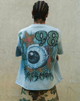 98' TOUR Rhinestone S/S Tee | Blue