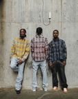 Rhinestone Flannel L/S | Yellow