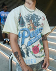 FOR THE DOGS Rhinestone S/S Tee | Bone