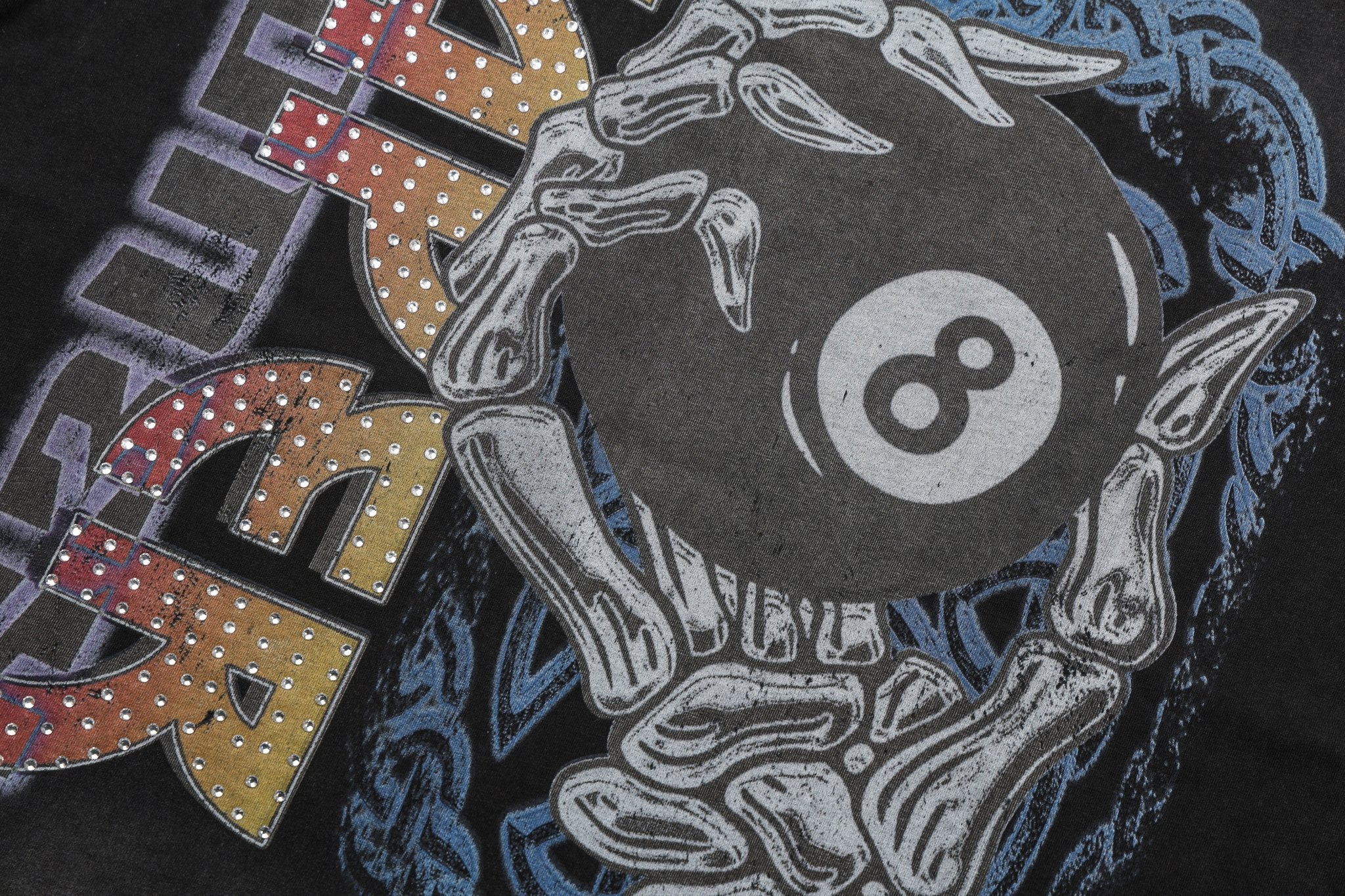 EIGHTBALL Rhinestone S/S Tee | Black-6