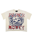 RAGS Rhinestone S/S Tee | Bone