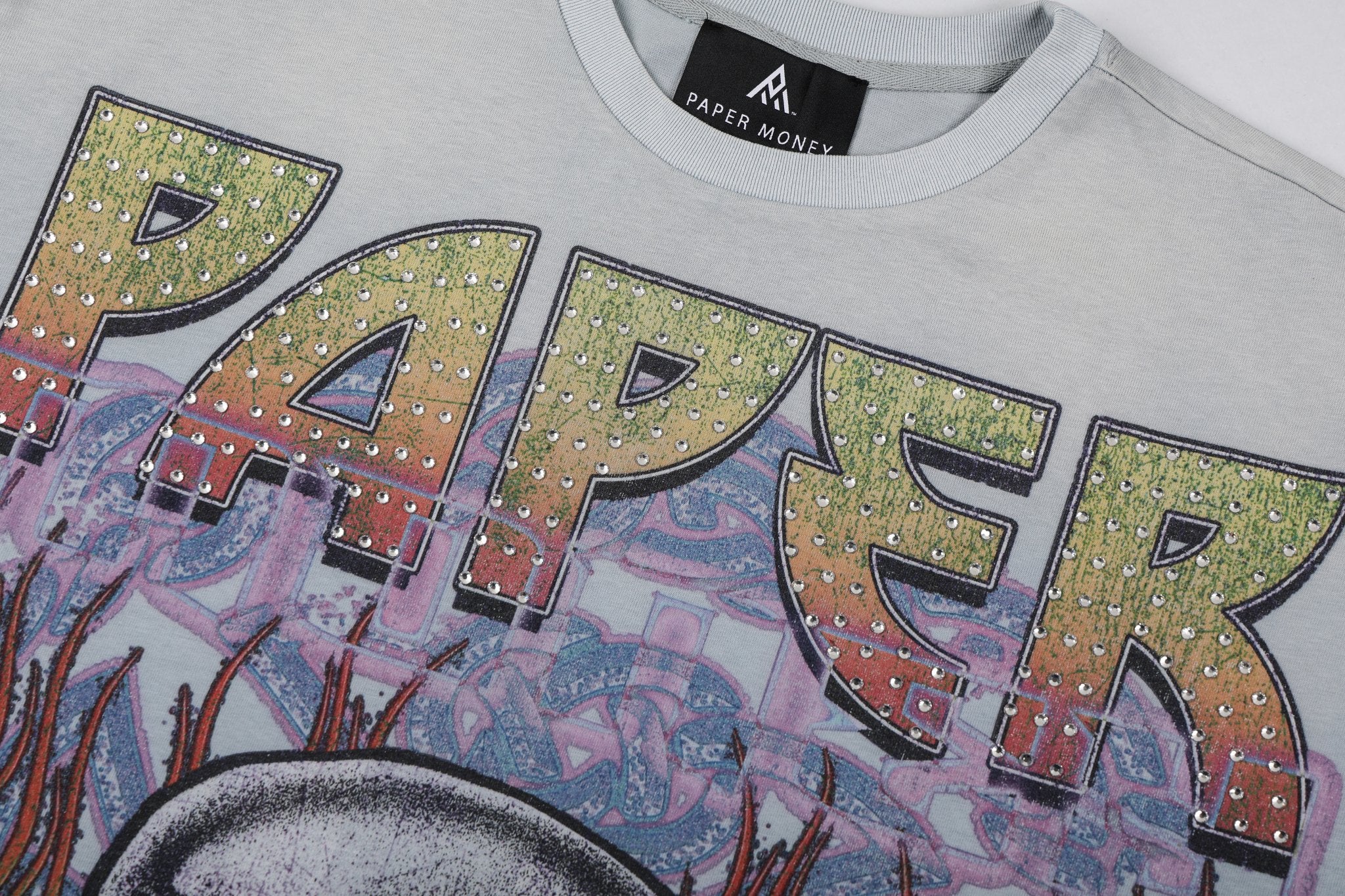EIGHTBALL Rhinestone S/S Tee | Light Blue-4