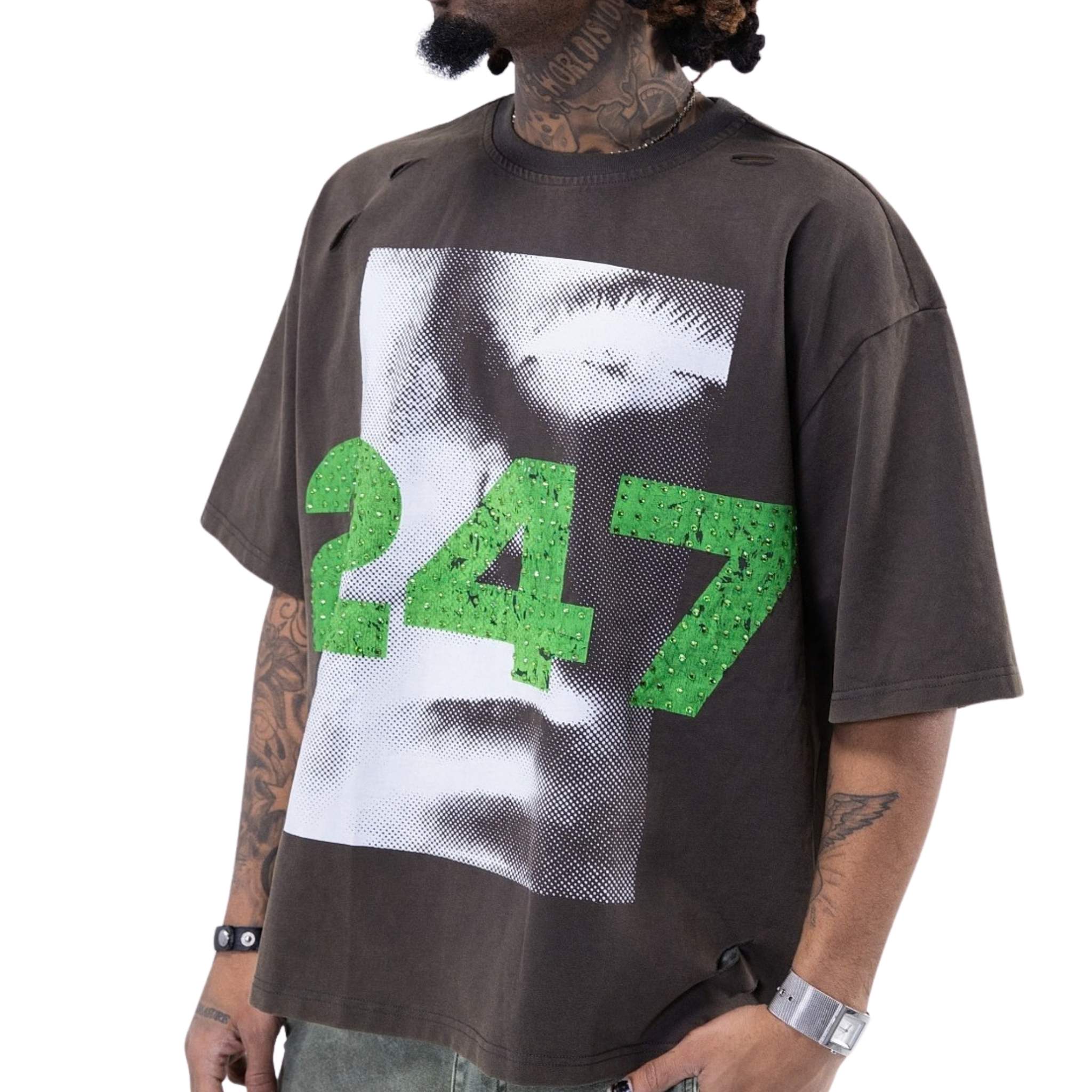 Men’s vintage 247 graphic tee with oversized fit