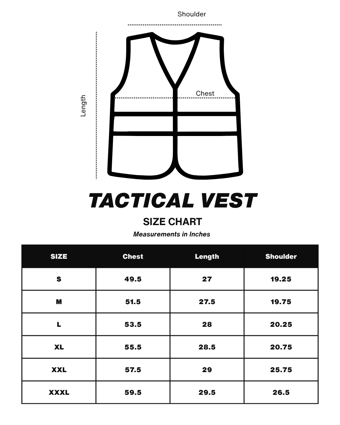 Recon Tactical Vest- Black-4