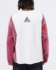 Thermal Panneled Flannel | White