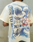 RAGS Rhinestone S/S Tee | Bone