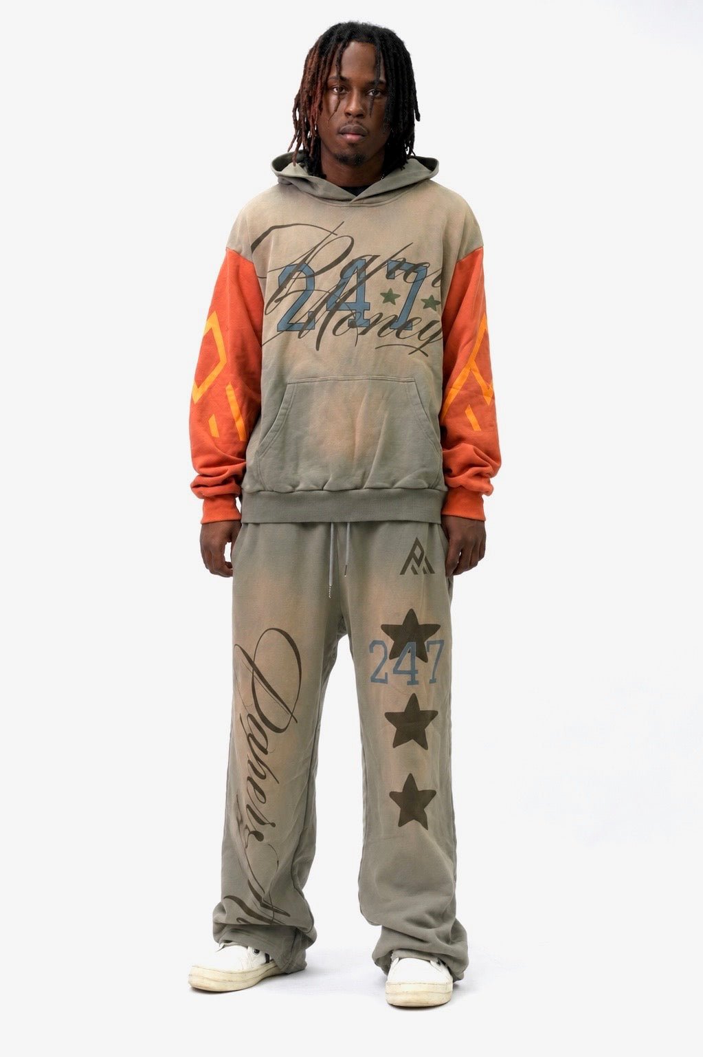PM120 SWEATPANT TAUPE MULTI-3