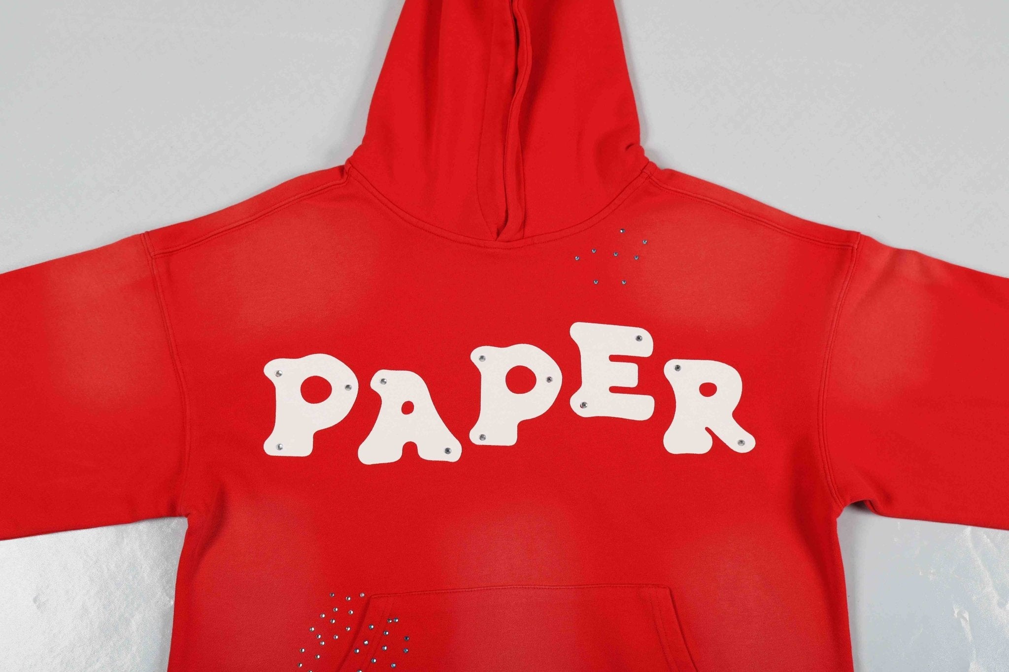 Paper Hoodie | Red-6