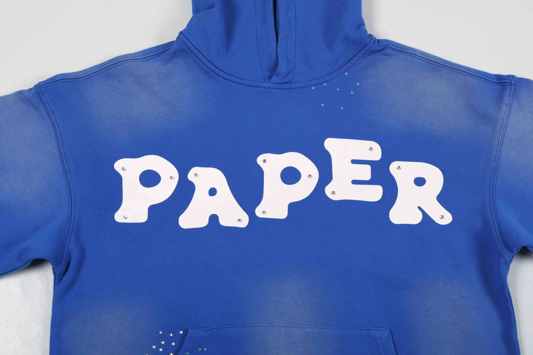 Paper Hoodie | Blue-6