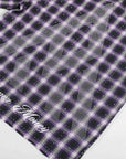 PM Rhinestone Flannel | Purple