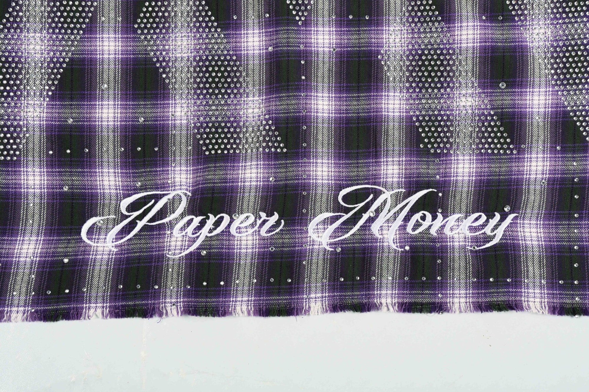 PM Rhinestone Flannel | Purple